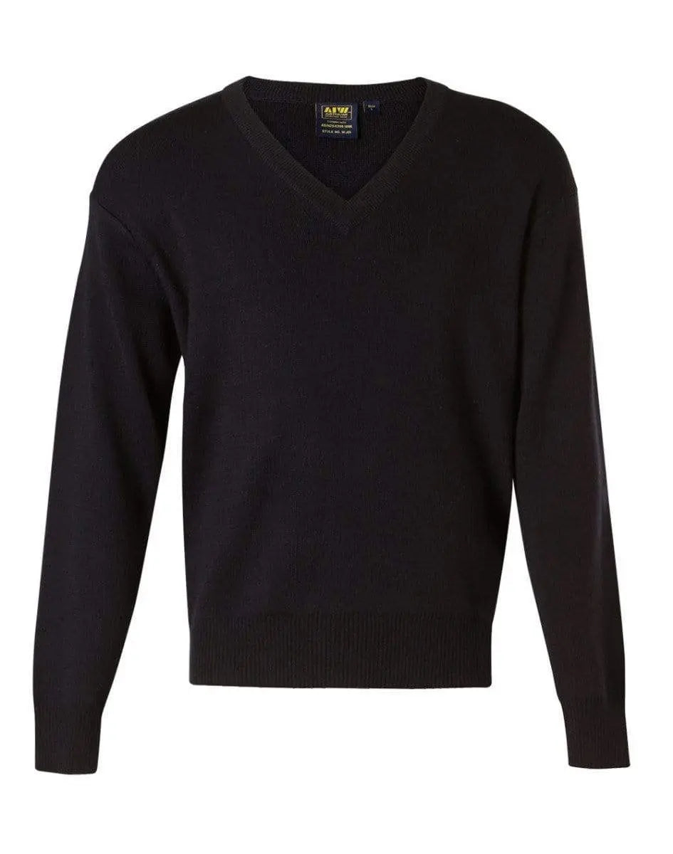 BENCHMARK V Neck Wool/Acrylic Knit Jumper WJ01 Corporate Wear Benchmark Navy S